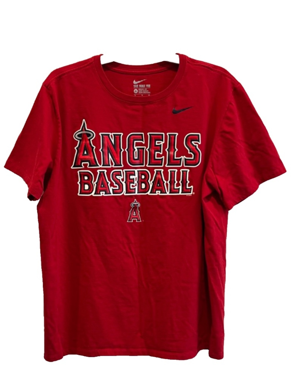 Men's The Nike Tee Angels Short Sleeve Crew Neck T-Shirt Size XL